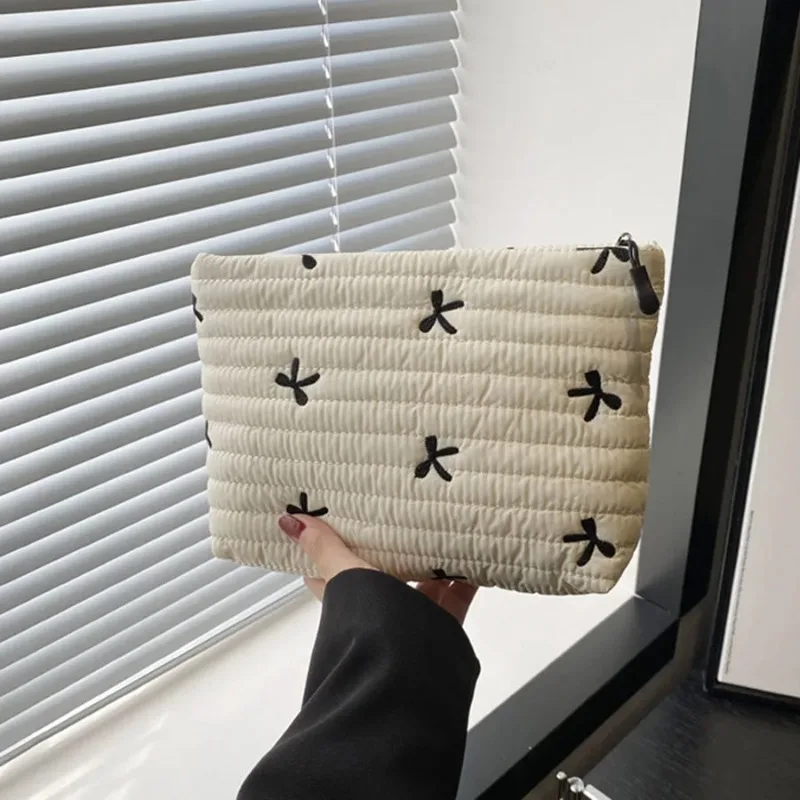 Embroidery Bag - Leuke make-uptas met ritssluiting, grote capaciteit,