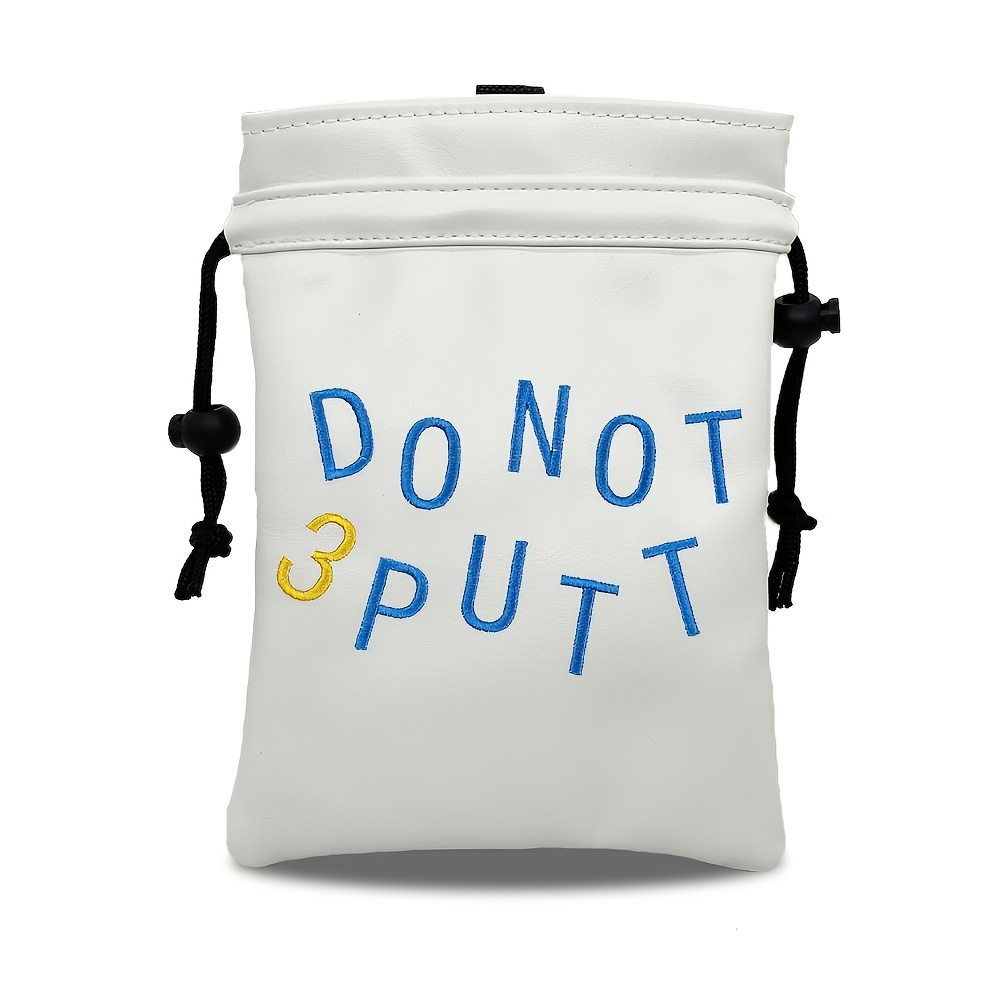 Embroidery Bag - 1 stuks golfballentas, PU-materiaal met prachtige
