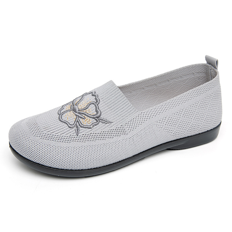 Dames gebreide instapschoenen  - Embroidery Garments recensie en prijs