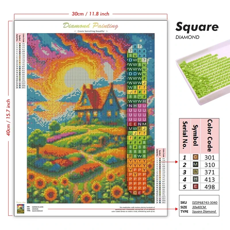 1 stuk Frameloze 5D DIY Diaman - Embroidery Bali recensie en prijs
