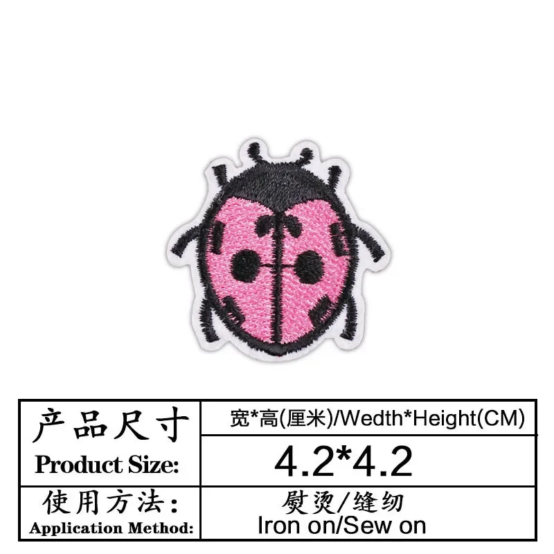 100 stks/partij Kleine Borduur - Embroidery Lady Bug recensie en prijs
