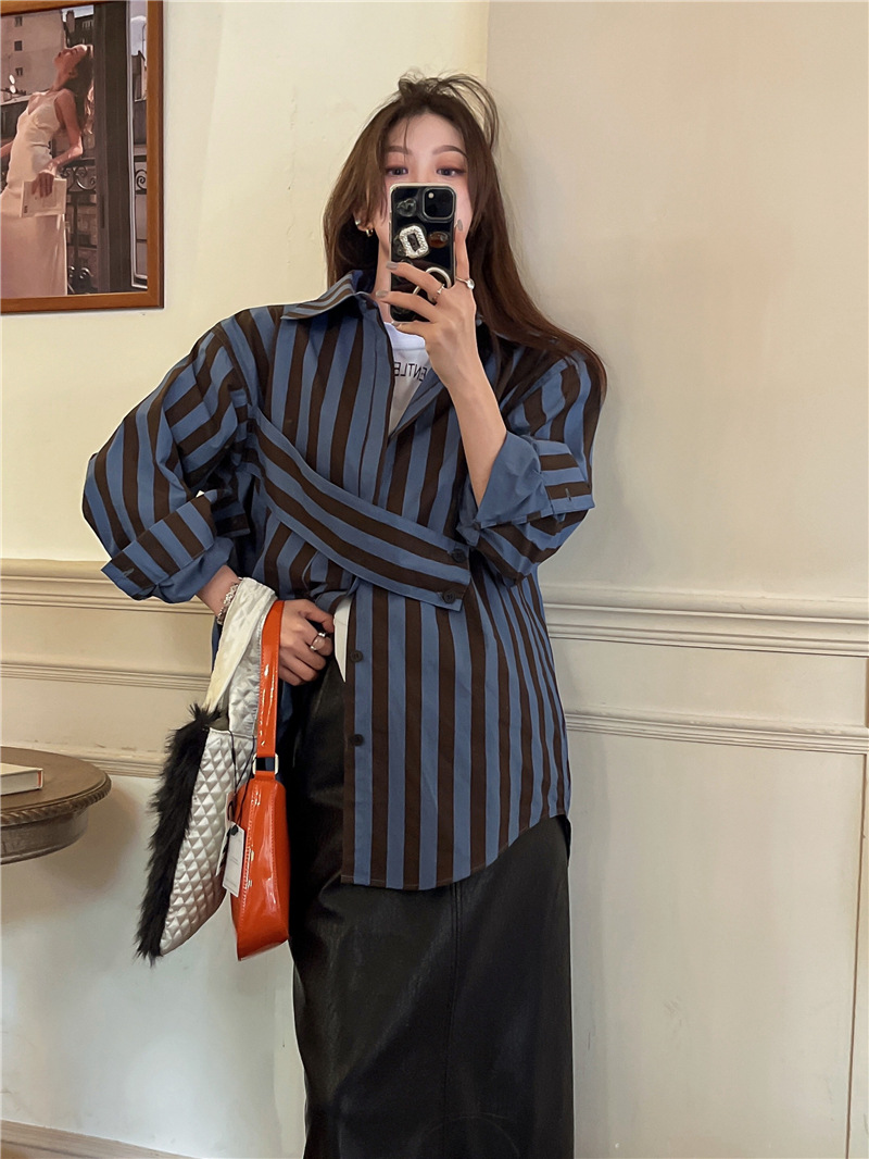 Koreaans Gestreept Shirt Met A - Embroidery Online recensie en prijs
