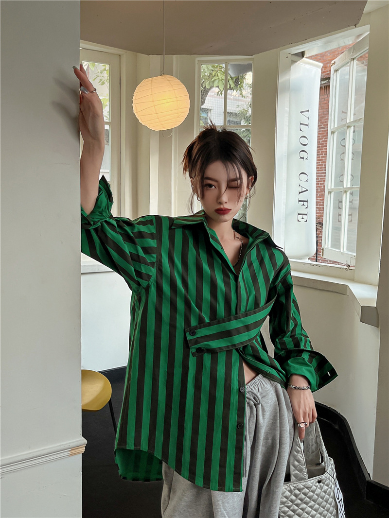 Koreaans Gestreept Shirt Met A - Embroidery Online recensie en prijs