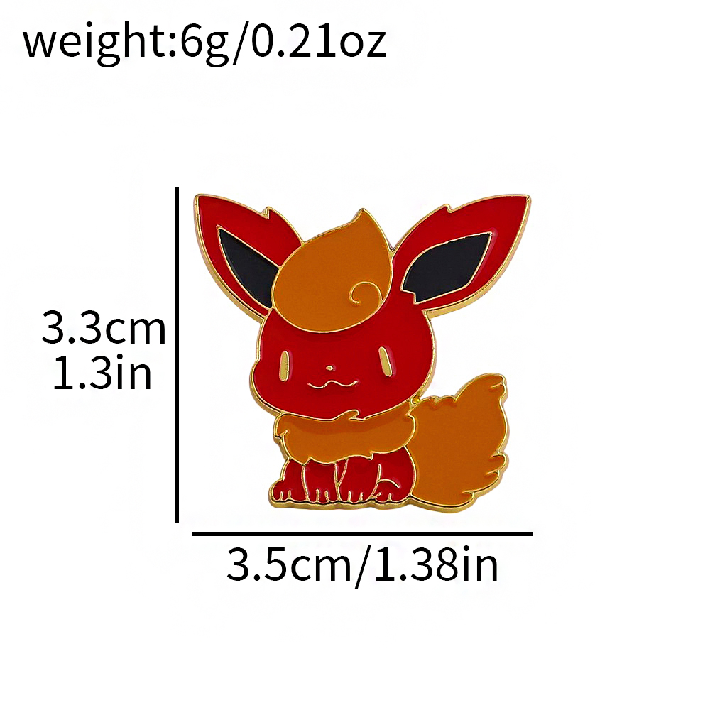 Set van 8 Eevee-emaillen speld - Embroidery Reddit recensie en prijs